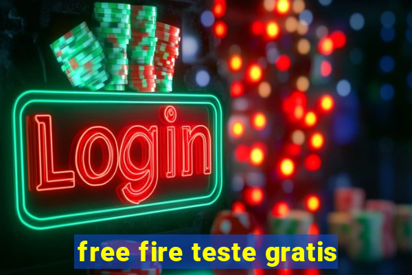 free fire teste gratis